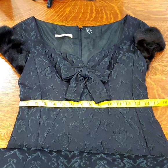 Vintage Black Saks Fifth Avenue Cocktail Dress - Picture 8 of 13